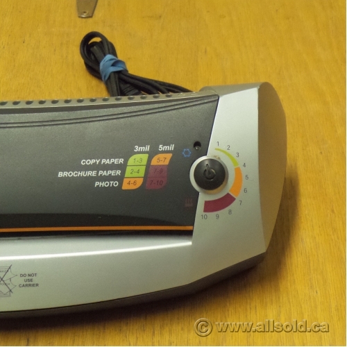 GBC HeatSeal H212 Jam Free Hot Cold 5mm 9.5" Laminator Allsold.ca